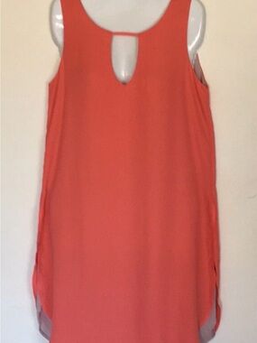 Bar III Coral Midi Dress size medium